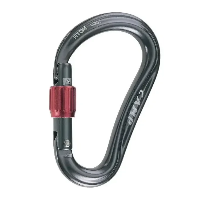 Livraison Gratuite Mousqueton Camp ATOM LOCK Gun Metal