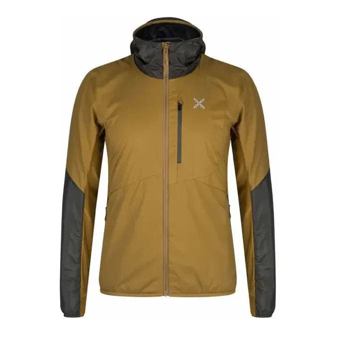 Livraison Mondiale Veste de ski d&rsquo;alpinisme homme Montura Alpha Evo – Brun bronze/vert sauge