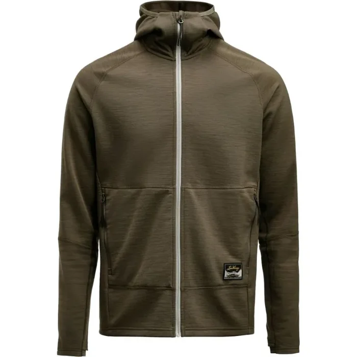 Lundhags Tived Merino Hoodie, couche intermédiaire, homme, vert Exclusif