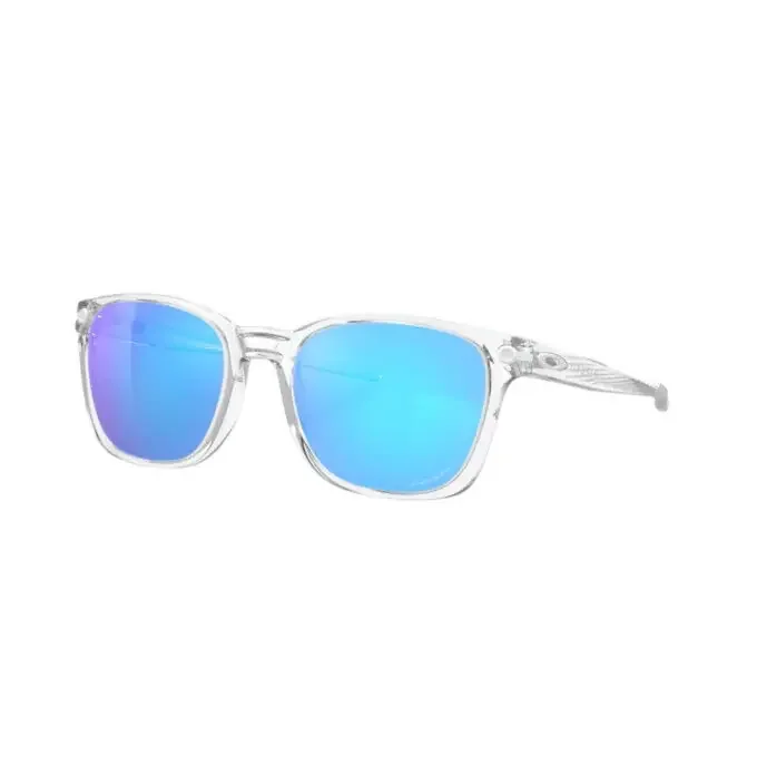 Lunettes OAKLEY Ojector – Polished Clear / Prizm Sapphire Soldes