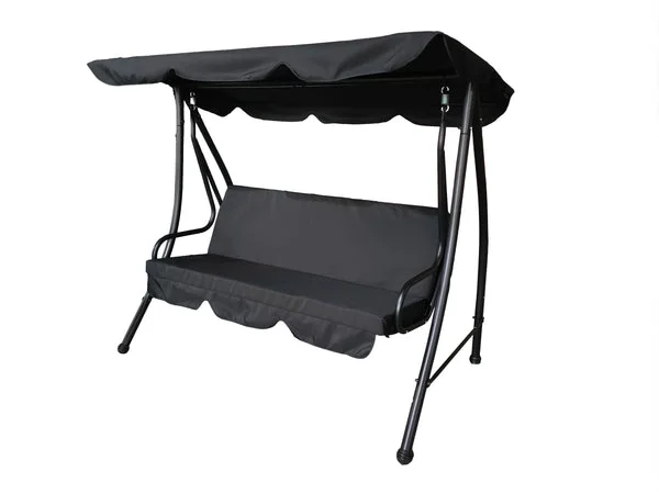 Lykke Balancín de Jardín Comfort, Negro