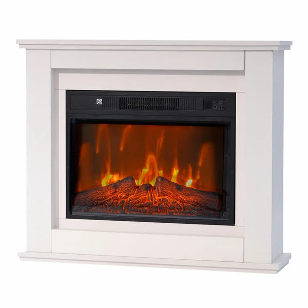 Lykke Chimenea eléctrica L, 2000W, blanca