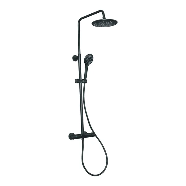 Lykke Columna de ducha Premium, negro