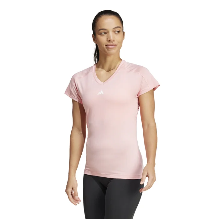 Maillot col V femme adidas Train Essentials Minimal Branding
