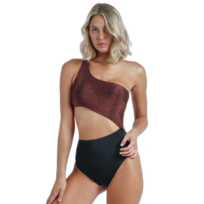 Maillot de bain 1 piu00e8ce asymu00e9trique femme Admas Night Summer [Taille 38]