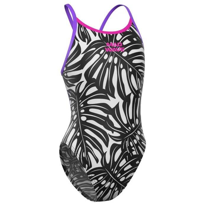 Maillot de bain 1 piu00e8ce fille Mad Wave Flare C5 [Taille M]
