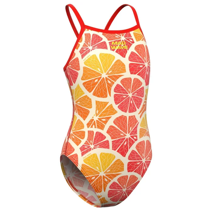 Maillot de bain 1 piu00e8ce fille Mad Wave Nera C1 [Taille M]