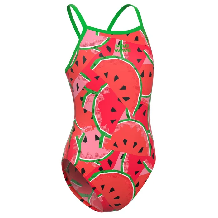 Maillot de bain 1 piu00e8ce fille Mad Wave Nera PBT H9 [Taille M]