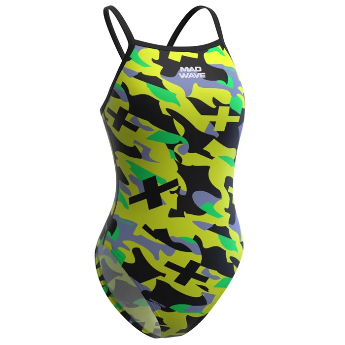 Maillot de bain 1 piu00e8ce fille Mad Wave Nera PBT N2 [Taille M]