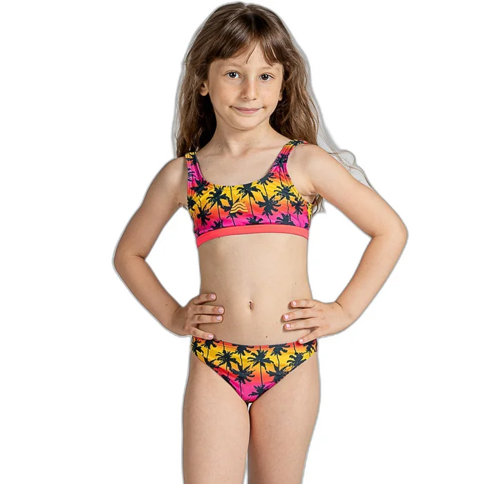 Maillot de bain 2 piu00e8ces fille Aquarapid Laly [Taille 4 ans]