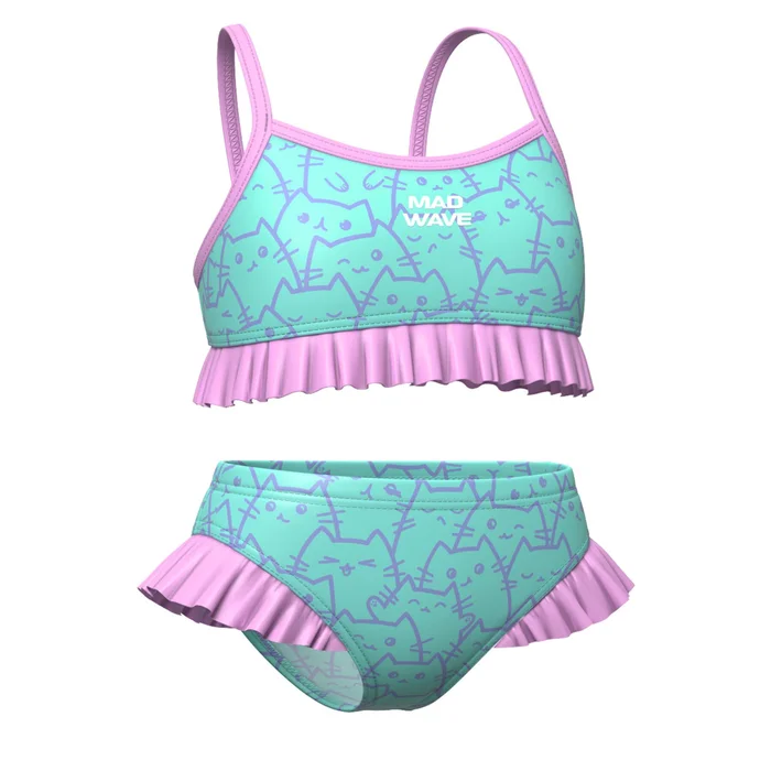 Maillot de bain 2 piu00e8ces fille Mad Wave Joy V1 [Taille 2XS]