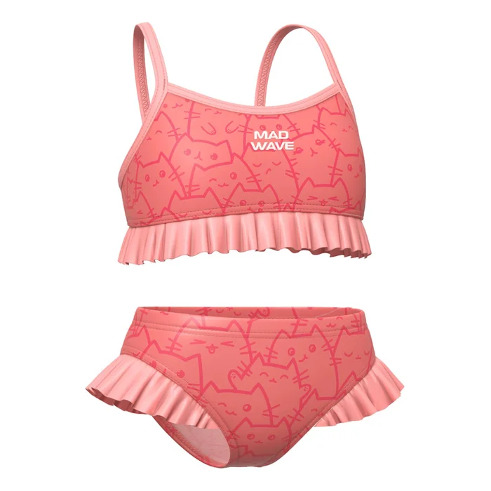 Maillot de bain 2 piu00e8ces fille Mad Wave Joy V2 [Taille 2XS]