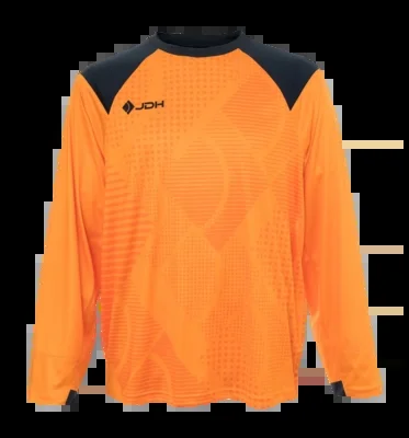 Maillot de Gardien JDH Unisexe Carbon Senior Goalie LS Shirt Magma Orange