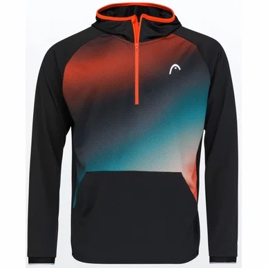 Maillot de Tennis HEAD Men Topspin Black Print Vision