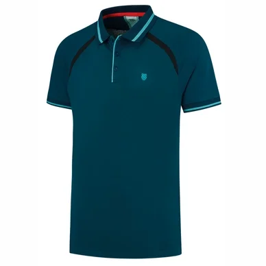 Maillot de Tennis K Swiss Men Hypercourt Polo 5 Blue Opal