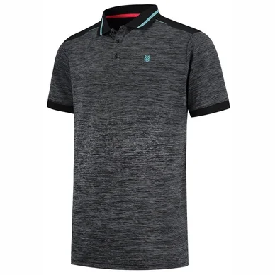 Maillot de Tennis K Swiss Men Hypercourt Polo Melange Jet Black Melange