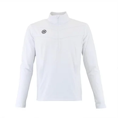 Maillot de Tennis The Indian Maharadja Baroda Chevron Half Zip Men White