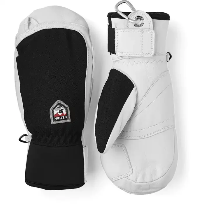 Marque Hestra Army Leather Patrol gants de ski, noir