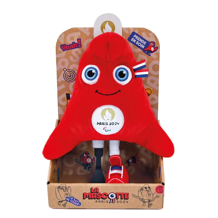 Mascotte Jeux Paralympiques Paris 2024 [Taille 28 cm]
