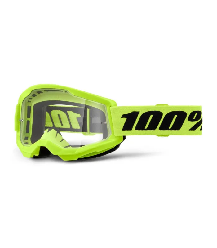 Masque STRATA 2 Jaune Fluo, Ecran clair
