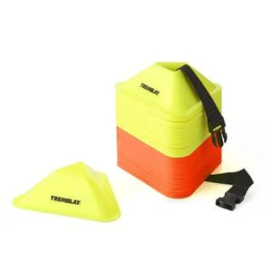 Matériel d&rsquo;entraînement coupelle triangulaires (x50)
