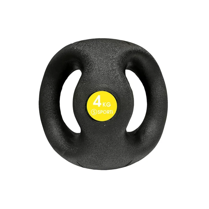 Medecine ball à double poignées Sporti [Taille 4 kg]