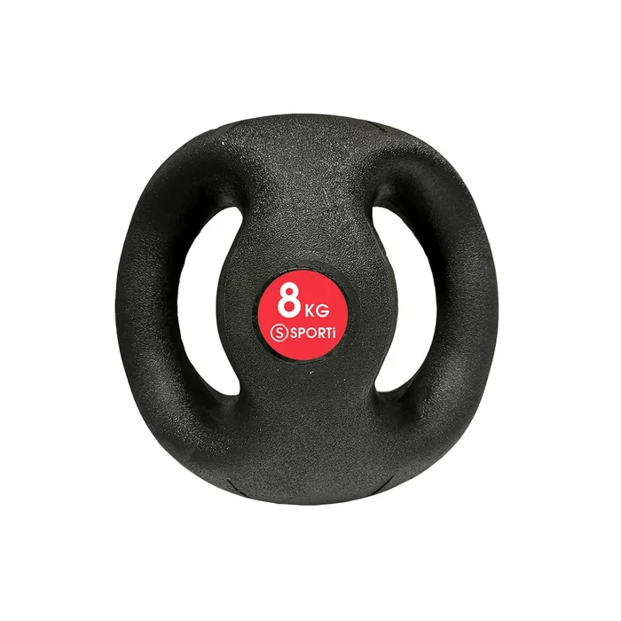Medecine ball à double poignées Sporti [Taille 8 kg]