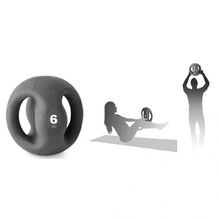 Medecine ball avec poignée Tremblay 6 kg