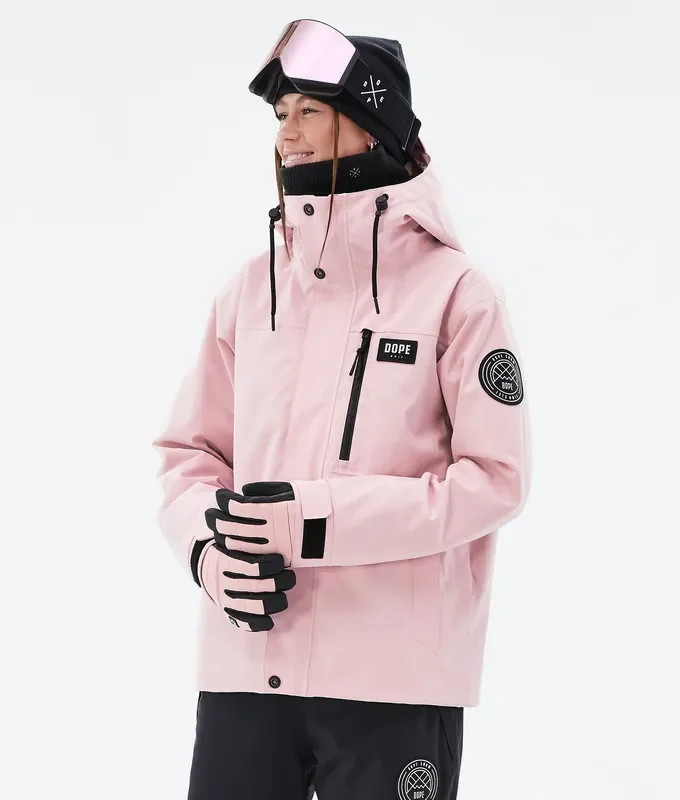 Meilleure Qualité Dope Blizzard W Full Zip 24 Veste Snowboard Femme Soft Pink