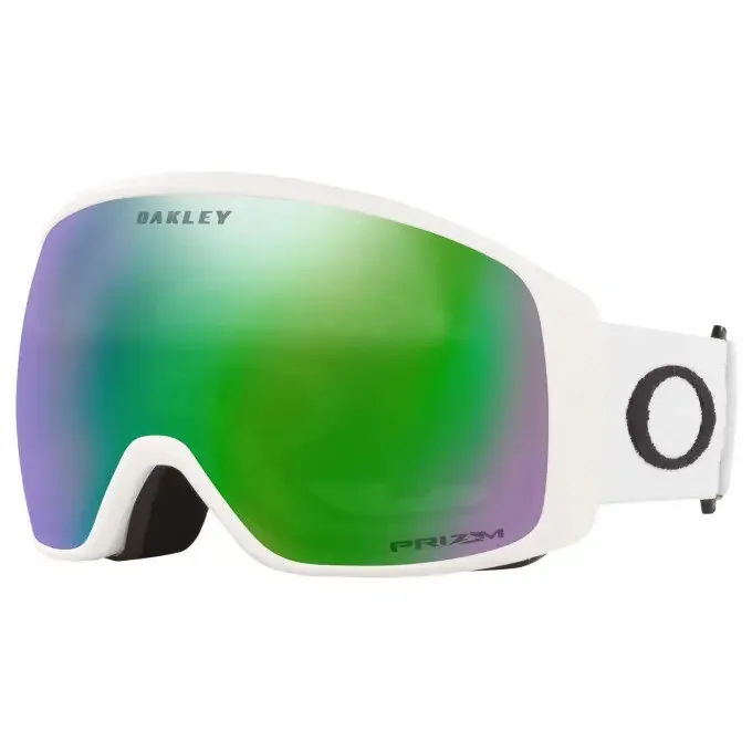 Meilleure Qualité Masque Oakley FLIGHT TRACKER XL Matte White / Prizm Snow Jade Iridium
