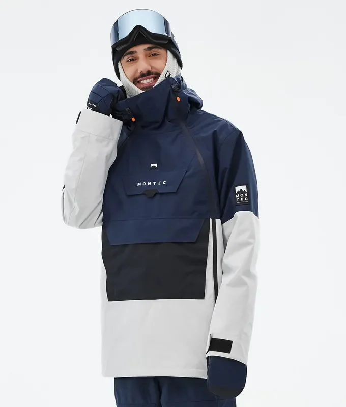 Meilleure Vente Montec Doom Veste Snowboard Homme Dark Blue/Black/Light Grey