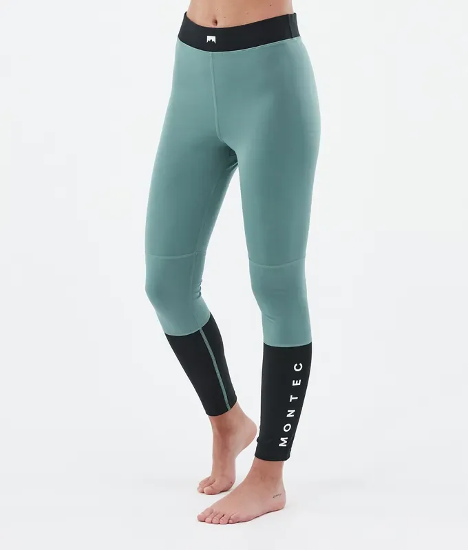 Montec Alpha W Pantalon thermique Femme Atlantic/Black Petit Prix
