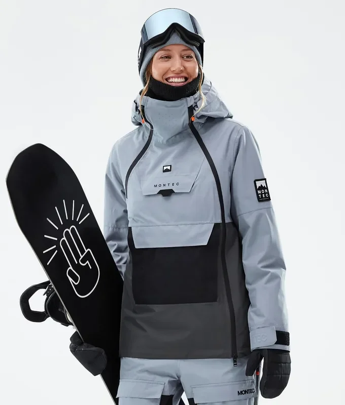 Montec Doom W Veste Snowboard Femme Soft Blue/Black/Phantom Haute Qualité