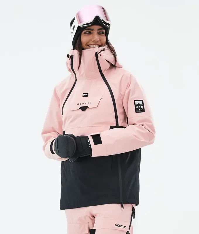 Montec Doom W Veste Snowboard Femme Soft Pink/Black Jusqu’à Épuisement Des Stocks