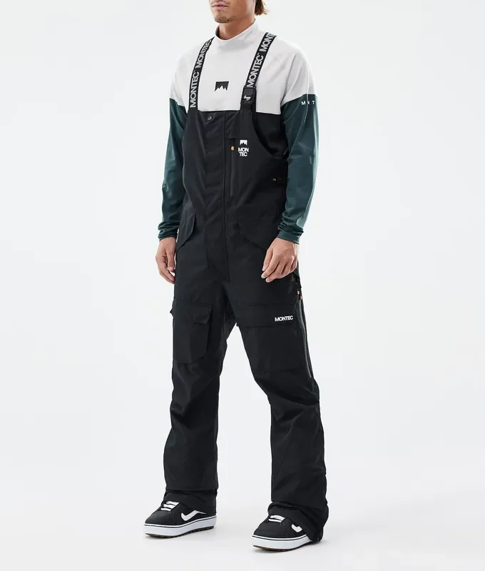Montec Fawk Pantalon de Snowboard Homme Black Vente Flash
