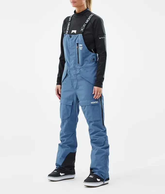 Montec Fawk W Pantalon de Snowboard Femme Blue Steel Expédition Rapide