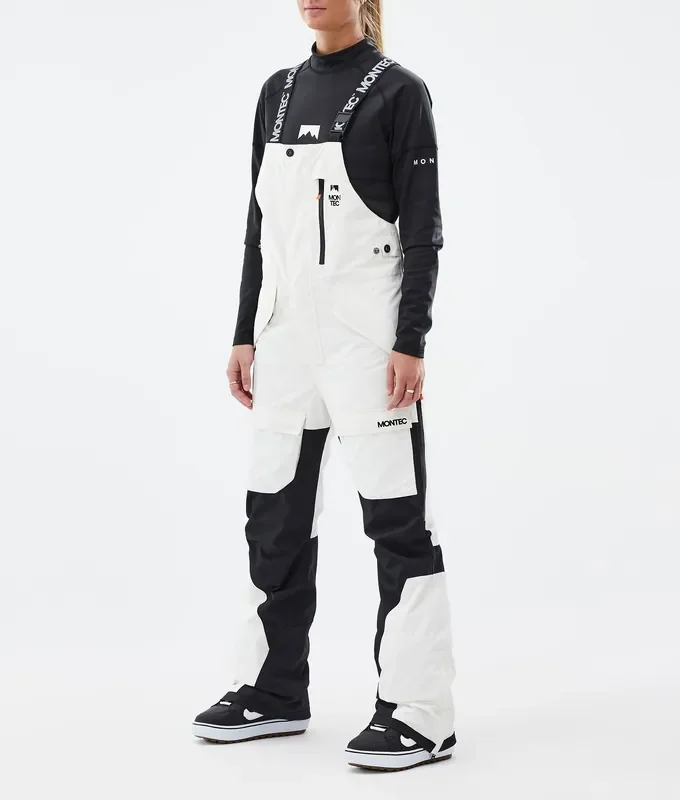 Montec Fawk W Pantalon de Snowboard Femme Old White/ Black Super Prix