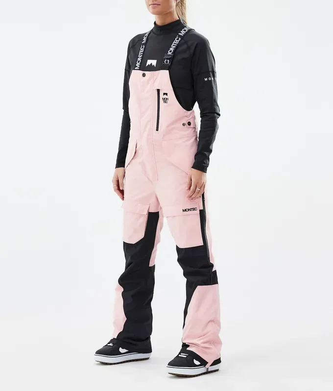 Montec Fawk W Pantalon de Snowboard Femme Soft Pink/ Black Promotion Saisonnière
