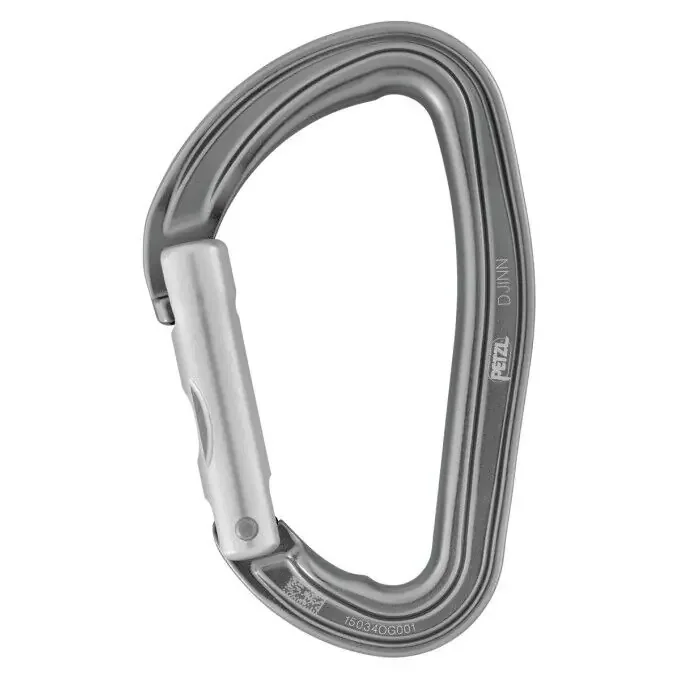 Mousqueton Petzl DJINN CARABINER STRAIGHT GATE Gray Affaire À Saisir