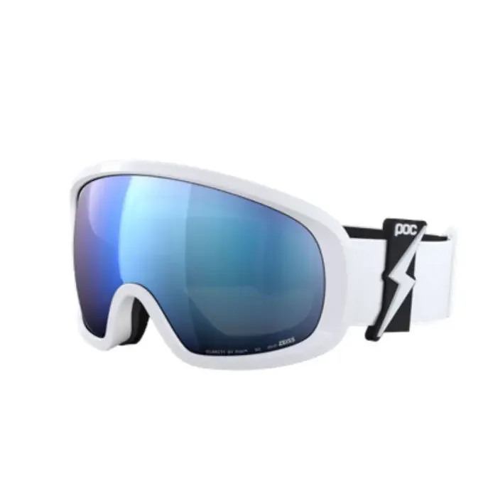 Offre Du Jour Masque de Ski POC Fovea Mid – Blixten White / Partly Sunny Blue