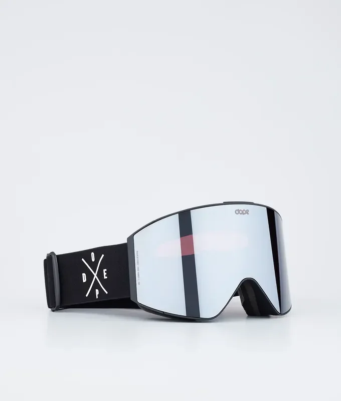 Offre Exclusive Dope Sight Masque de ski Black/Silver Mirror