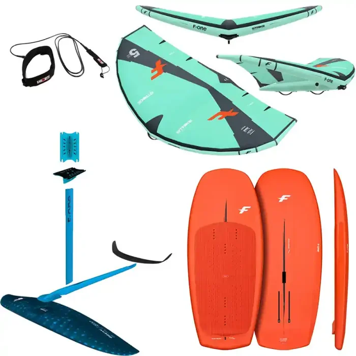 Offre Exclusive Pack Wingfoil PLANCHE F-ONE ROCKET V3 + FOIL GRAVITY FCT + AILE STRIKE V4 F-ONE