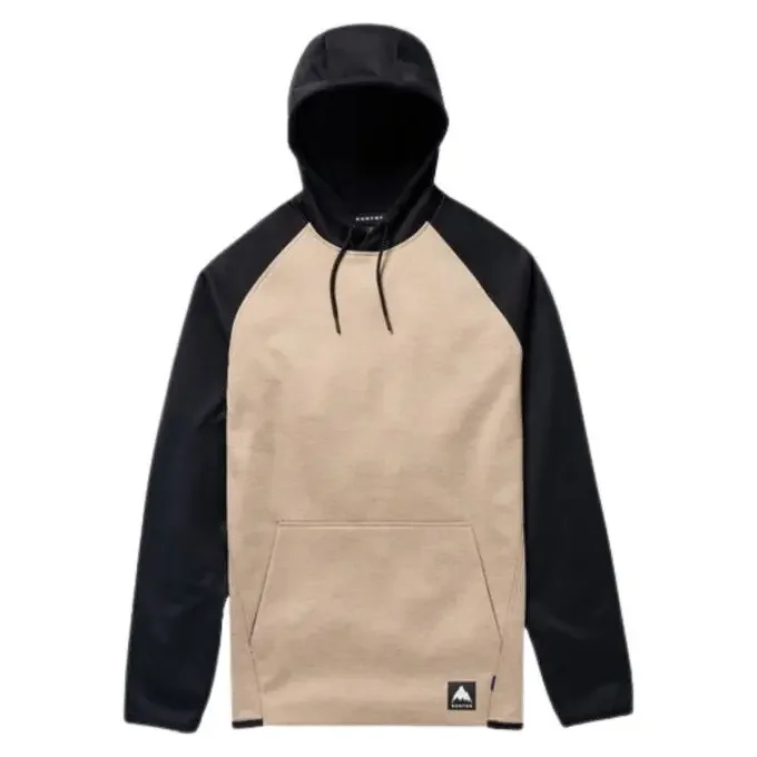 Offre Exclusive Sweat polaire imperméable Homme Burton Crown – Summit Taupe Heather/True Black
