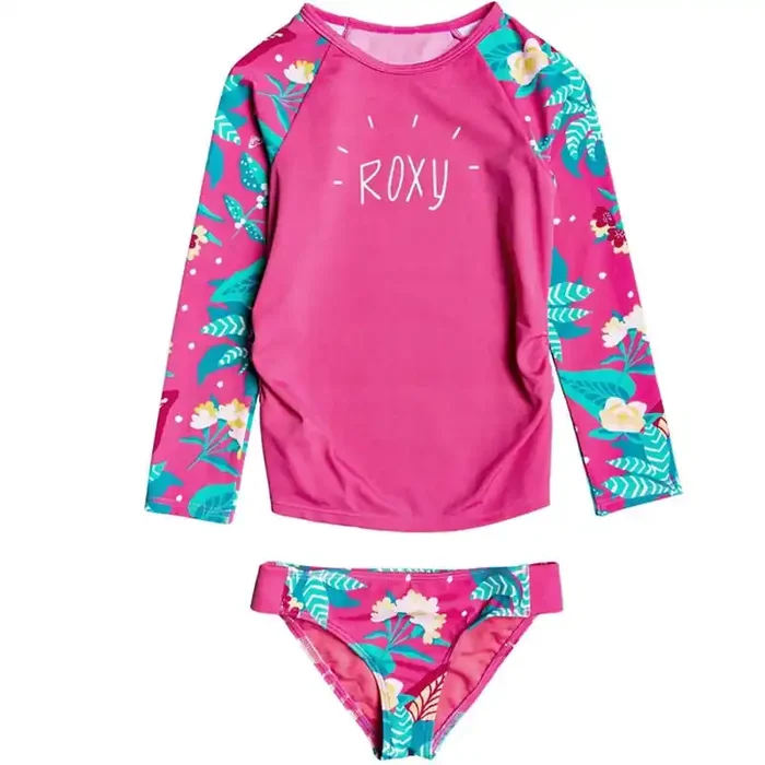 Offre Limitée Ensemble Lycra Ml Roxy Girls Uv50