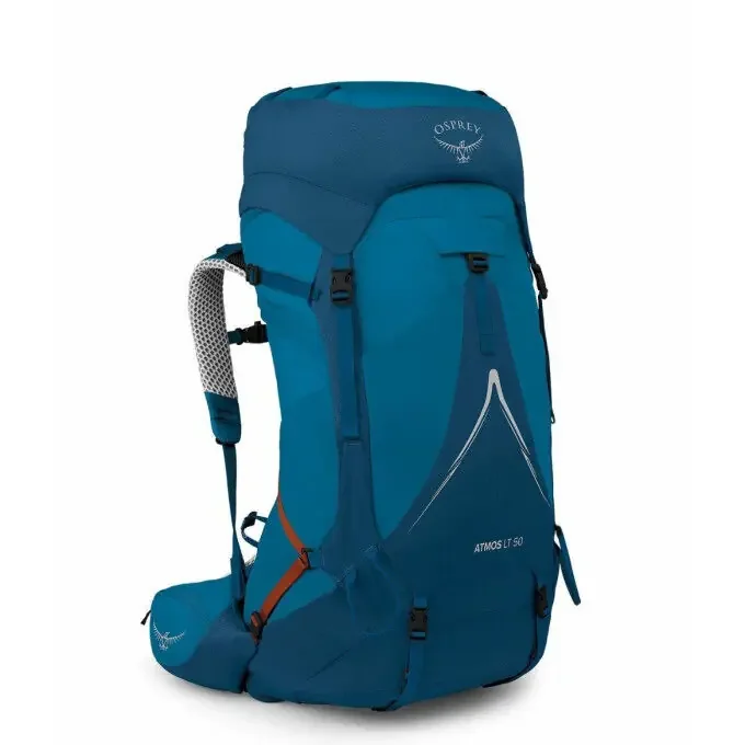 Offre Spéciale Sac à dos de trekking homme Osprey Atmos AG LT 50 – Night Shift/Scoria Blue