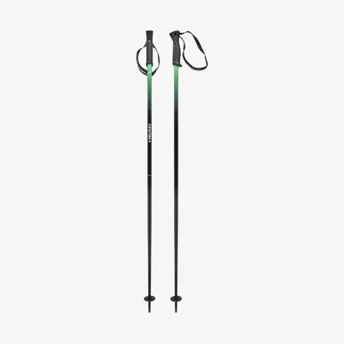 Original Bâtons de ski Head FRONTSIDE Black Green