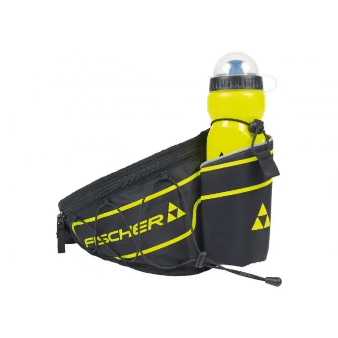 Original Ceinture d&rsquo;hydratation Fischer FITBELT Noire/Jaune