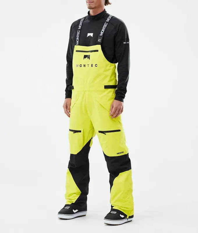 Original Montec Arch Pantalon de Snowboard Homme Bright Yellow/Black