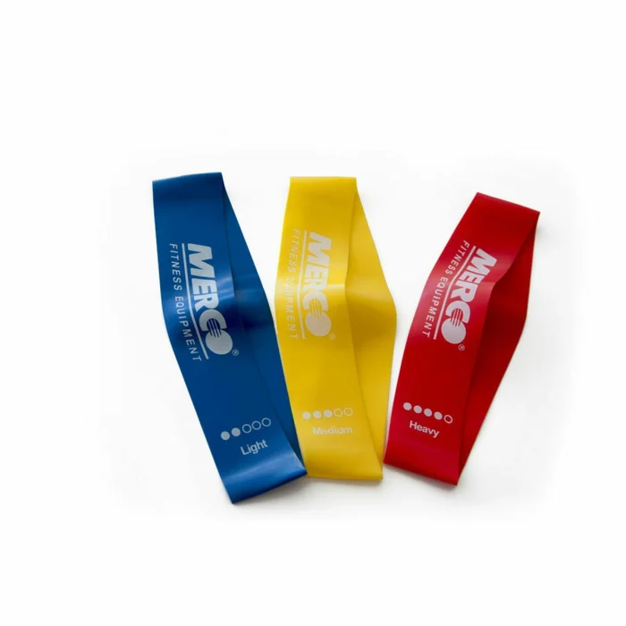 Pack de 3 Bandes de résistance élastique en latex PowerShot