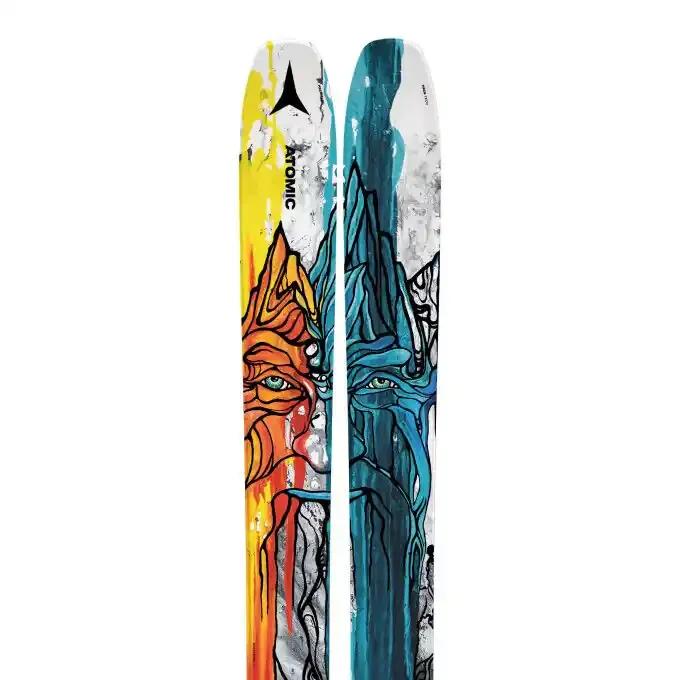 Pack de skis Atomic BENT CHETLER 120 BLUE/YELLOW + fix Prix Choc